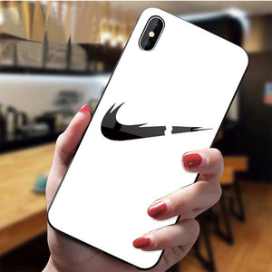 Black Nike Phone Case