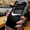 Black Nike Phone Case
