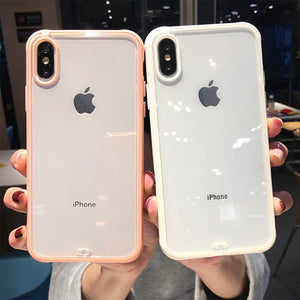 Shockproof Bumper Transparent  iPhone Case