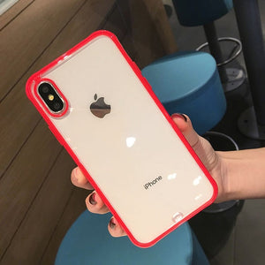 Shockproof Bumper Transparent  iPhone Case